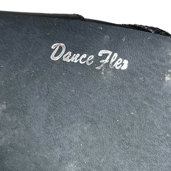 Easy Street Womens Alive@5 Black Black Glitter Dance Flex Heel Pump Size 7.5 - Picture 10 of 12